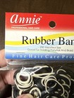 Vintage Annie Rubber Band 250 Assorted Size Black   Cream Ponytail   Braid