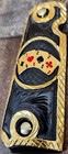 Gambler Taur Player Cards Cachas 1911 Full Size Black Gold Plated Custom Grips