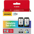 Canon Pg-275 cl-276 Value Pack Ink Cartridges For Pixma Ts3520  Tr4720 Printers
