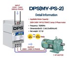 Single To 3 Phase Converter  Use 1hp 0 75kw  3a Motor 200v-240v Only  My-ps-2