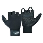 Mrk Wheelchair Gloves Padded Leather Palm Grip Mobility Support Hand Protection