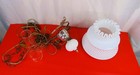 Vintage Hobnail White Milk Glass Lamp Shade Hanging Ceiling Light Fixture