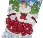 Oop Discontinued Christmas Skate 86979 Bucilla Felt Stocking Kit Personalized