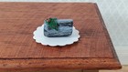 Dollhouse Yule Log Christmas Cake 1 12 Scale Miniature Dessert Food