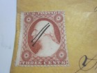 Us Postal History Cover Scott 26 Pennsylvania Pen Cancel
