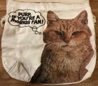 Vintage Morris The Cat 9-lives Premium Advertising Canvas Tote Bag Purse Snaps