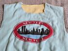 Vintage New York City Sweater Vest Women Small Blue World Trade Center Nyc Wtc