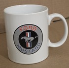 Ford Mustang Coffee Mug Open Road Brands White W mustang Logo 16 Oz New