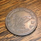 Vintage Obsolete  1 Slot Gaming Token Thunderbird Casino Hotel Las Vegas Nv 1965