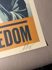 Shepard Fairey Offset Poster Signed Fall Of Freedom 2025 Obey Giant