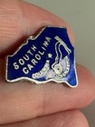 Vintage South Carolina Souvenir Tourist Enamel Lapel Pin Columbia Charleston