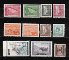 The Republic Of China  taiwan   11 Old Stamps Lot Mint  9-408