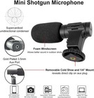 3 5mm External Stereo Microphone For Canon Nikon Dslr Camera Dv Camcorder
