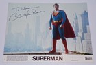 Christopher Reeve Superman Signed 8x10 Lobby Card Auto Full Beckett Letter Coa
