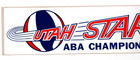 Utah Stars Aba Champions Bumper Sticker 1970-1971  Unused W Backing