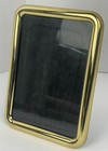 5x7 Gold Plated Photo Frame Korea   Vintage Free Standing Picture Frame Rounded
