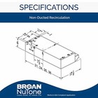 Broan-nutone 413001 Non-ducted Under-cabinet Ductless Range Hood Insert 30 Inch