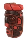 Salish Wood Mask Face By Stan Good Ca  September 1995