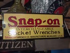 Vtg Collectible Vintage Snap-on Tools Porcelain Metal Sign  Wrench  Sockets 12 