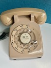 Bell System Western Electric Phone 1950s Pink mauve Desktop Rotary Telephone