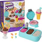 Kinetic Sand Ice Cream Treats Playset 3 Colors Scented Play Sand 6 Tools Sensory