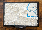 3d Map Of Tokyo  Japan  7 35 Inches X 5 35 Inches 