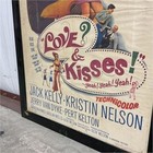 1965 Love   Kisses Original Movie Poster Rick Nelson Universal One-sheet Framed