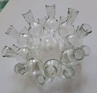 Vintage Floral Arranger 18 Clear Glass Propagation Ring Vase Vases Plants 