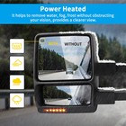 Pair Power Heated Tow Mirrors For 2007- 2014 Ford F150 F-150 Signal Puddle Light