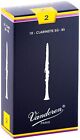 Vandoren Traditional Bb Clarinet Reeds Strength 2 Box Of 10