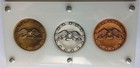 1976 Greenland Nh Salute Us Bicentennial Commemorative Medals Set W  Sterling