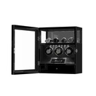 Fingerprint Lock 3 Watch Winder W  Extra 4 Watch Storage Lcd Remote Control Led