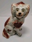 Staffordshire English Spaniel Dog Figurine Victorian Age 3 5in W 5in H