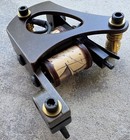 Heat Treat Jensen Shader Tattoo Machine Wood Ship Coils Brass Hardware Handmade