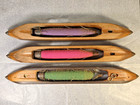 Lot Of 3 Vintage Southern Shuttles Weaving Loom Boat Shuttles 18  W  Bobbins