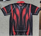 Columbia 300 Logo Infusion Black   Orange Men s Bowling Shirt 