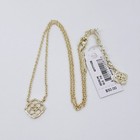 New With Tag Kendra Scott Decklyn Filigree Pendant Gold Necklace