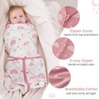 Baby Swaddle Sleep Sack 0-3 Months  Swaddles For Newborns Girl  3-way Adjusta   