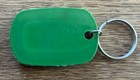 John Deere Keychain Rubber Vintage Green yellow