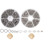 1000pcs Stainless Steel Open Jump Rings   Iron Split Rings For Jewelry Diy Craft