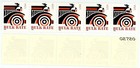 Automobile Small Date Mnh Pnc5 Plate S111 Scott 2905  Back Number On First Stamp