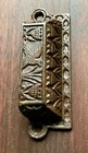 Antique Norwalk Lock Cast Iron Figural Anglo-japanese Residential Drawer Pull