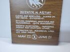 Vintage 1970s Spirit Of Gemini Zodiac Wall Plaque Sign Wood Wall Hanging 5 5 x8 
