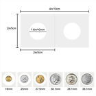 100pcs 40mm Coin Holders  2x2 Cardboard Flips For Morgan Peace Ike Silver Dollar