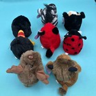 Vintage Puffkins Lot Of 8 Plush W  Tags Swibco 1997-1998 90s