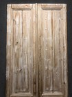 Antique French Double Doors  43 5x103 5 raised Panel Doors  European Doors A617