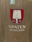 Spaten Munchen German Beer Pint Glass Gs Spade 0 5l 16oz Oktoberfest Vintage 90s
