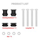 Sissy Bar Backrest Mounting Docking Hardware Bolt Kit For Harley Sportster Xl