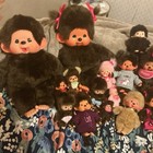 Original Monchhichi Boy And Girl Plush Toy Set Of 2 Retro Vintage