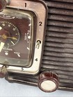 Vintage Mcm     Owl Eye    Zenith Model S-20558 Clock Radio Brown Parts repair